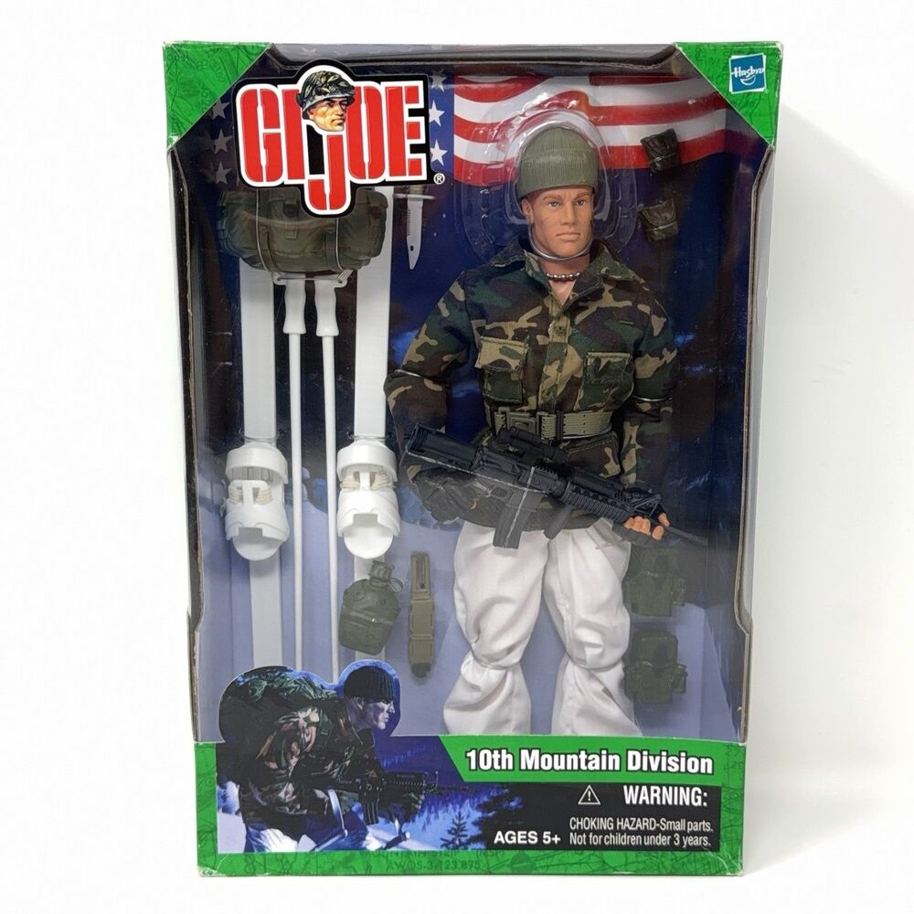 GI Joe 10th Mountain Division Hasbro Classic Collection 12 Inch Figure 2003 New